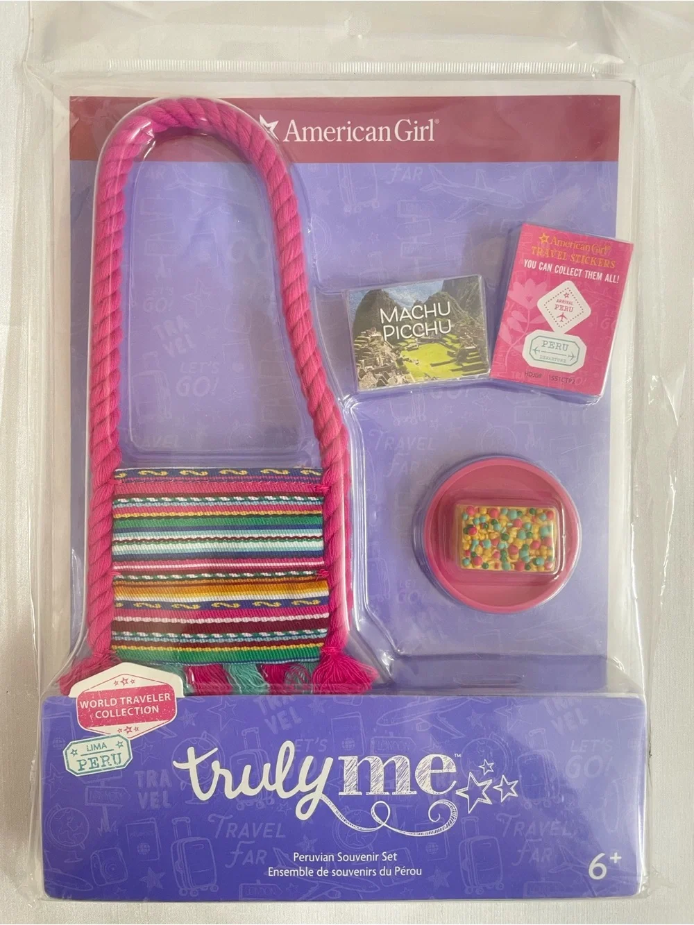 American Girl  World Traveler Peruvian Souvenir Set for 18 inch dolls ,Truly me